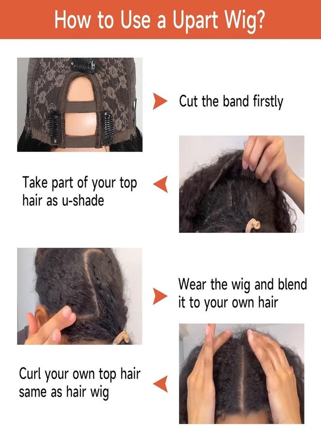 سيلينا شعر مستعار سيلينا هير يو بارت، شعر بشري طبيعي، كيرلي ستريت، 22 بوصة، باروكة برازيلية نصفية، باروكة شعر بشري مطورة على شكل حرف يو، باروكة ياكي ستريت بدون غراء، لون طبيعي - Image 5